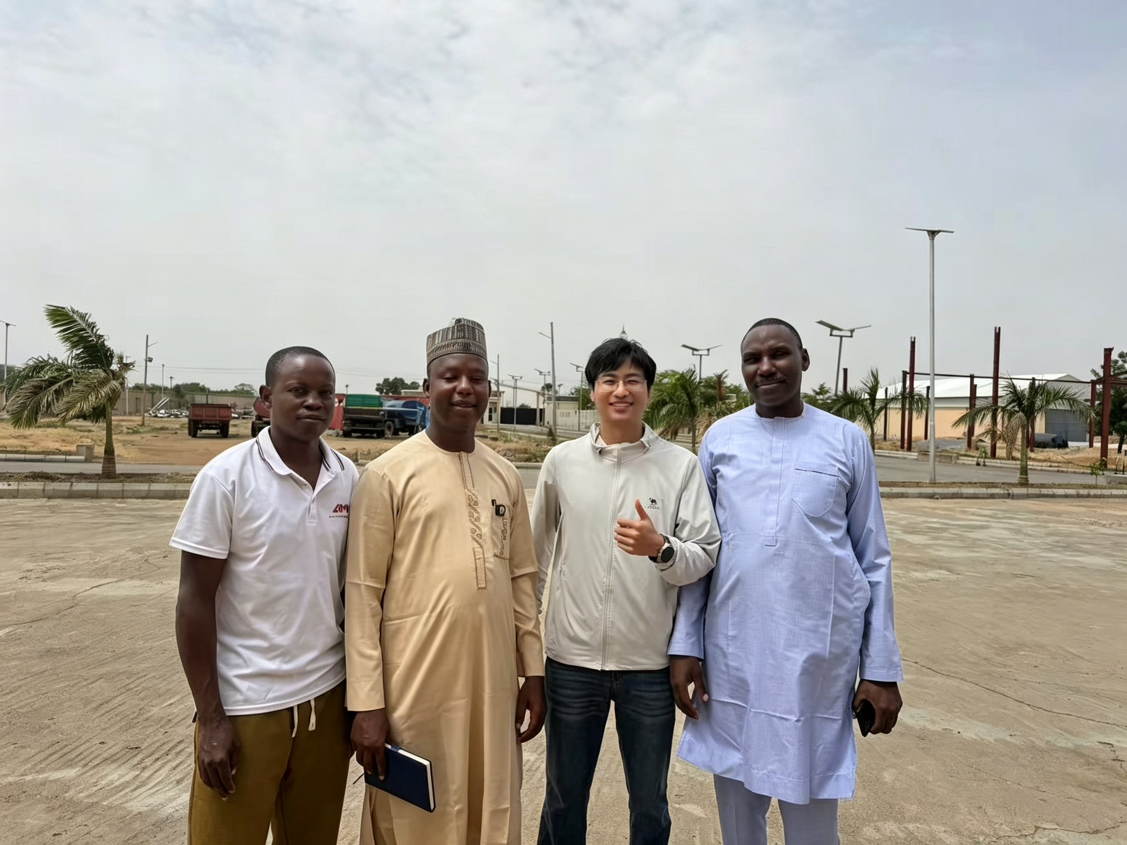 LIMA Nigeria Team Visits Kano Customer for a Customized 2-3T/H ChickenFeed Production Line Project