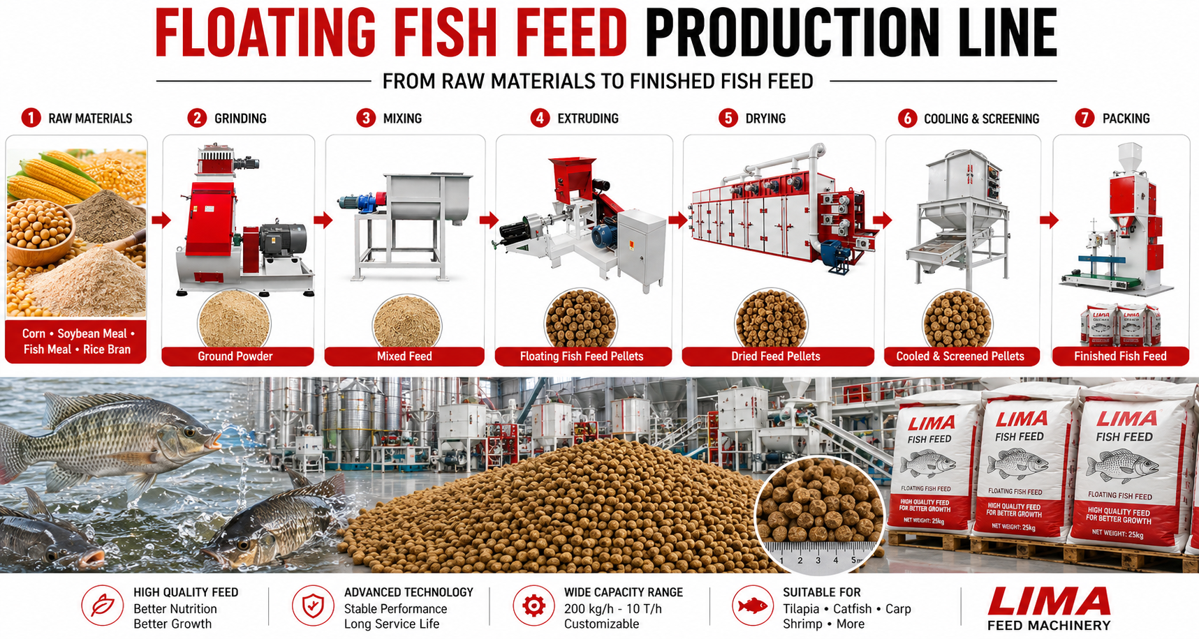 fish feed production line
