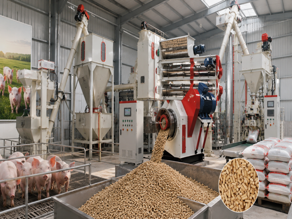 Pig Feed Pellet Production Process: From Grinding to Packaging