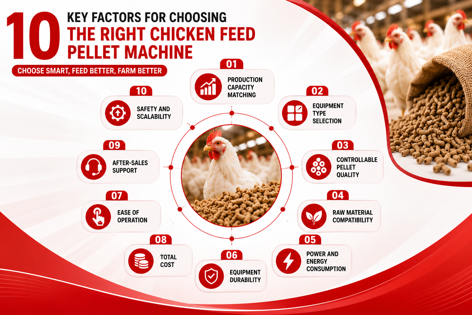 How to Choose the right Chicken Feed Pellet Machine