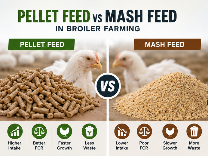 Advantages of pellet feed compared with powder feed in broiler breeding (5)