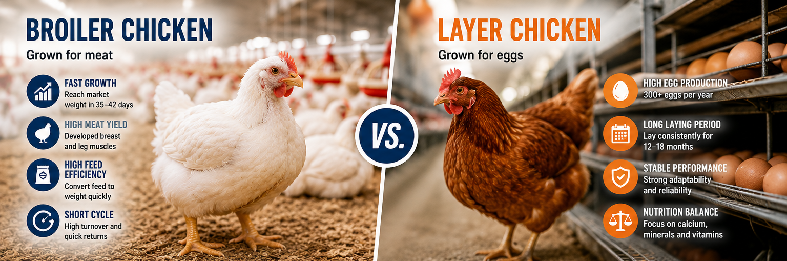 Broiler vs Layer Chickens How to Choos (1)