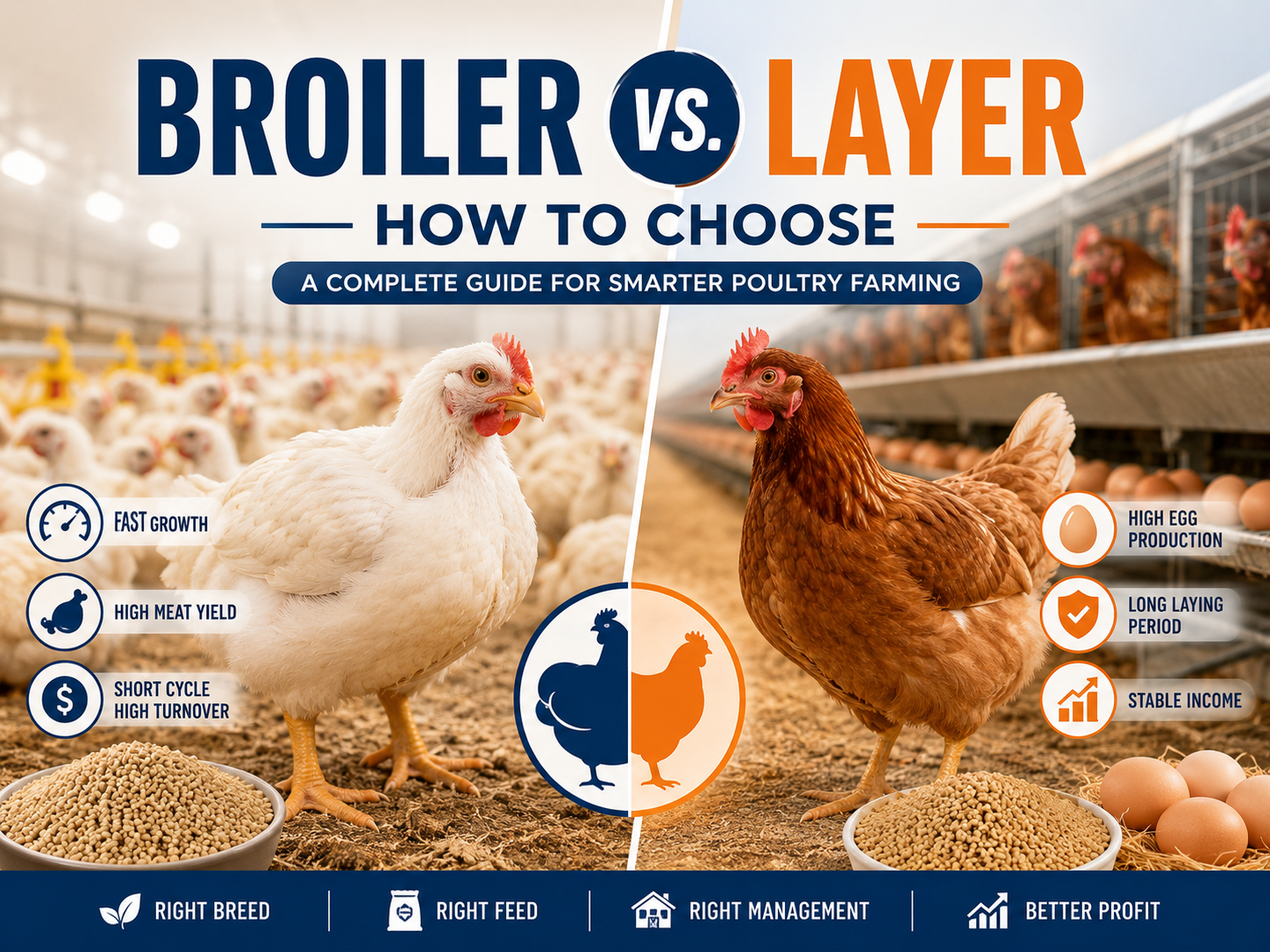 How to choose broiler and laying hen breeding? Guide to all-round farming and feed adaptation