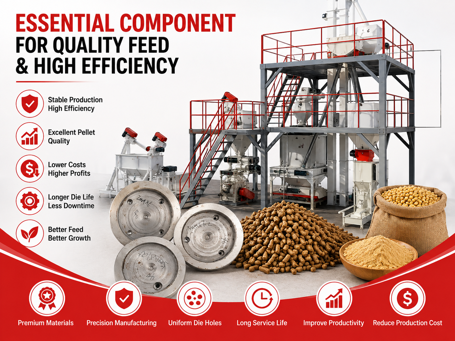 Why is Feed Pellet Mill Die Essential for Animal Feed