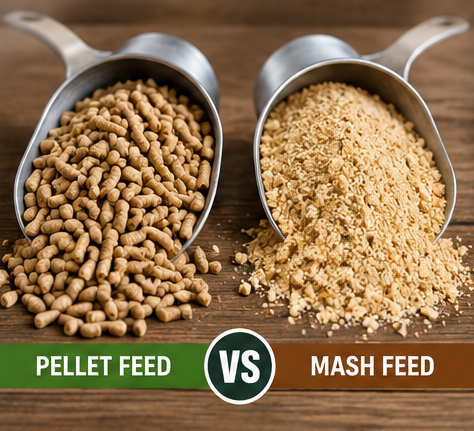 PELLET FEED VS MASH FEED