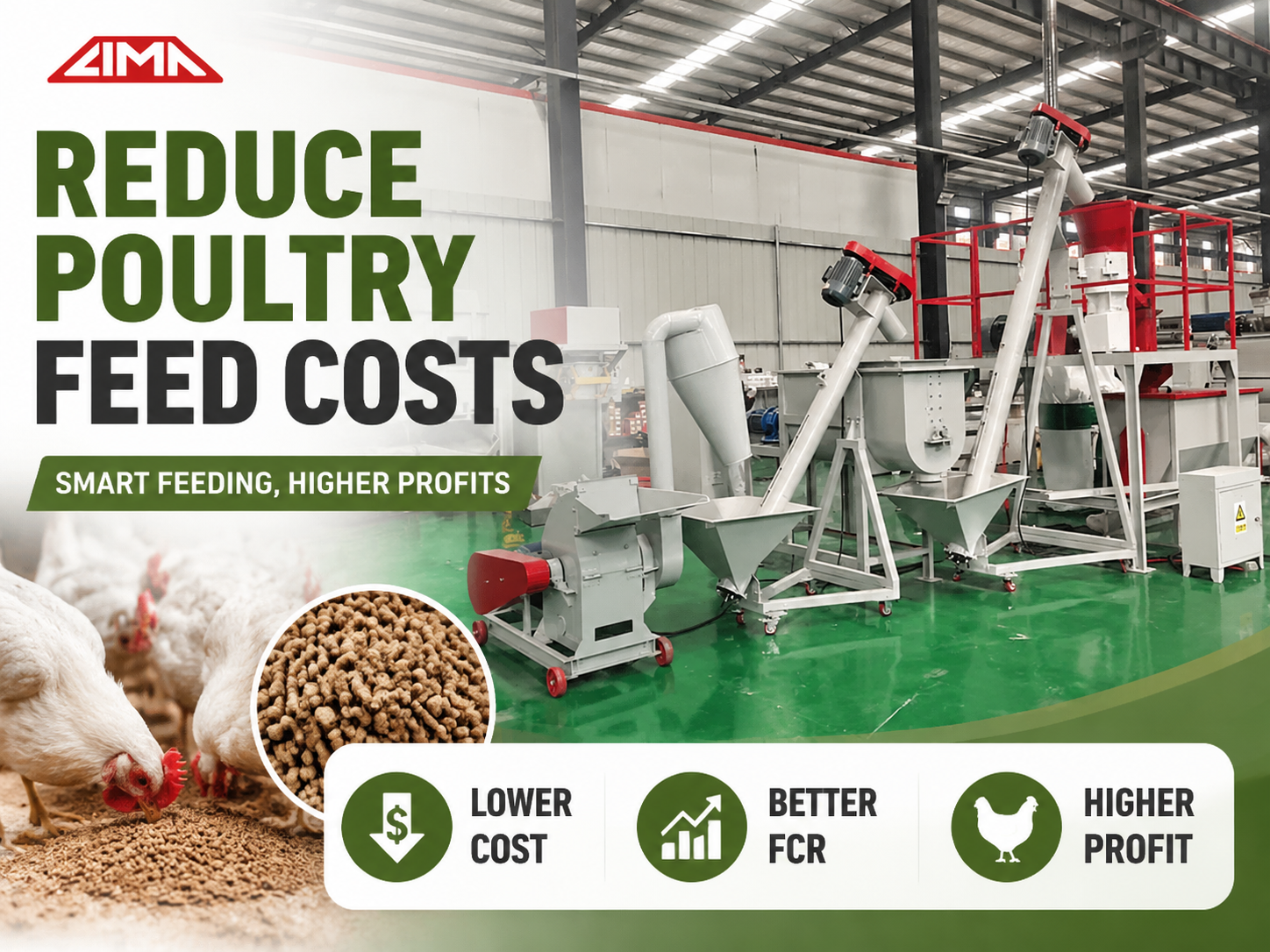 Reduce poultry feed costs