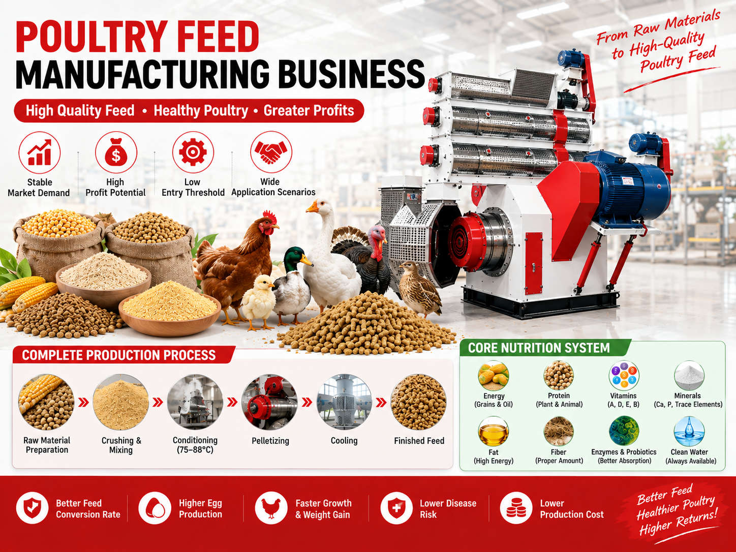 How To Start Poultry Feed manufacturing Business