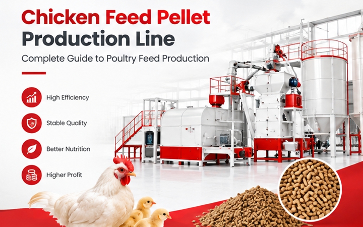 Chicken feed pellet production line | complete process, selection scheme, breeding adaptation advantages