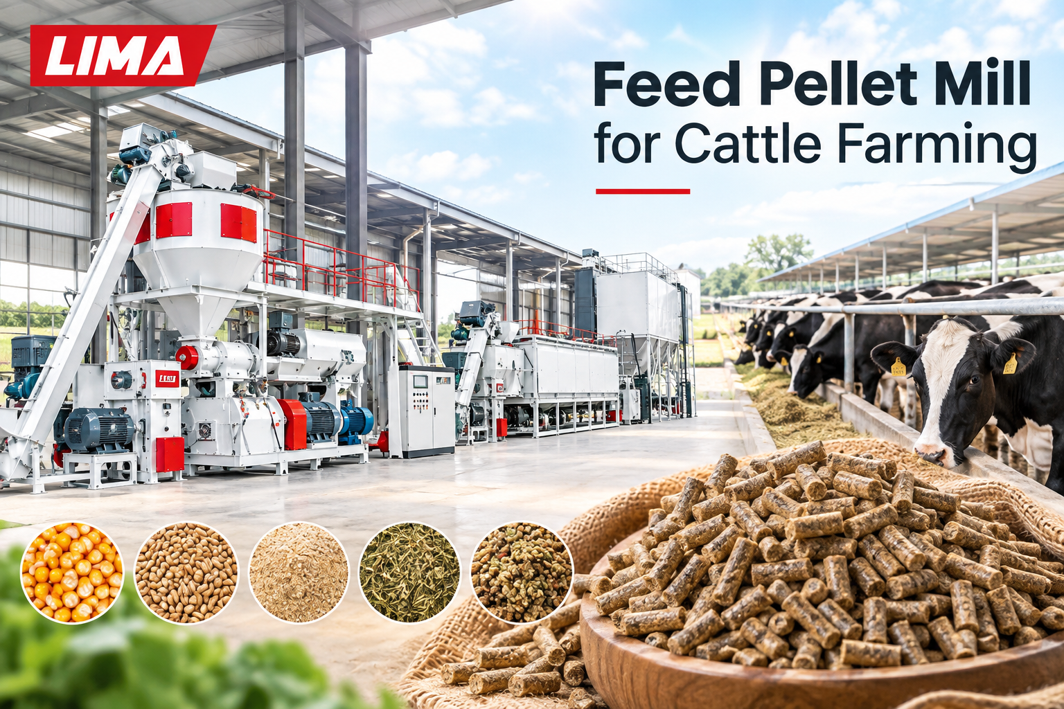 Feed Pellet Mill for Cattle Farming